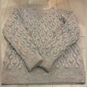 Gray Blue Cozy Sweater